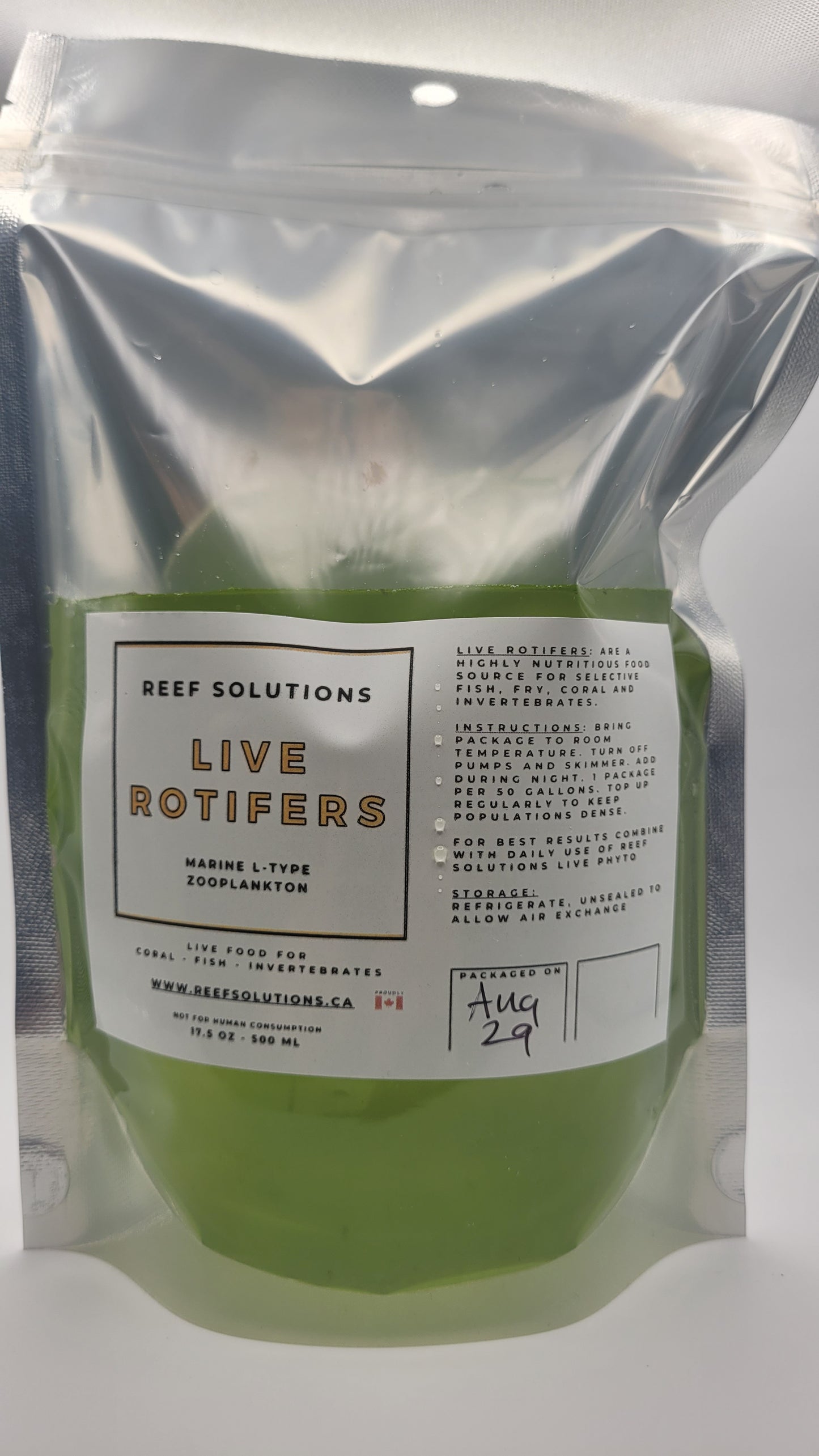 Live Rotifers - Zooplankton - 500 ml