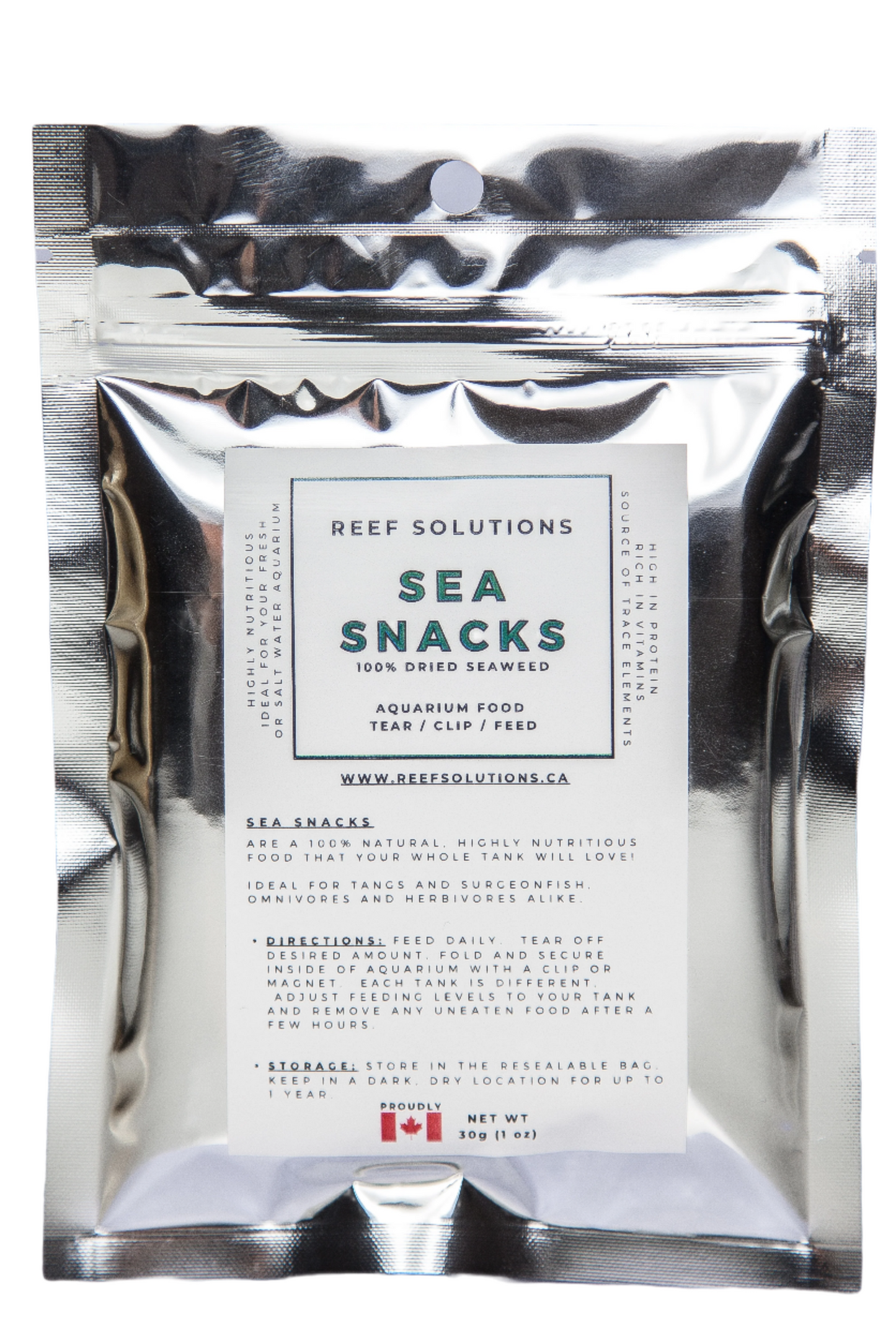 Sea Snacks - Dried Seaweed - 30g / 1 oz